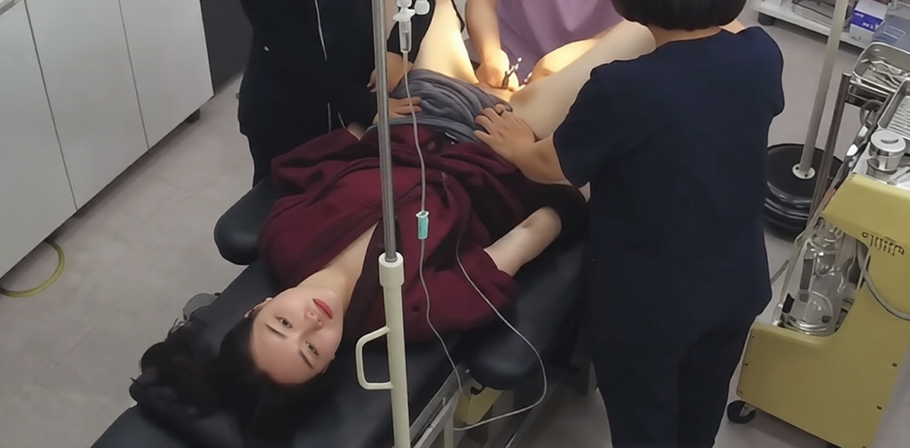 韩国妇产科检查监控流出 丰满少妇美腿大开检查蜜穴 场面火辣尽显偷窥淫欲