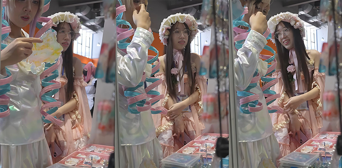 街拍大神两次真实抄底 穿lo裙的看板娘长腿美臀 黄内窄内露毛一览无余！